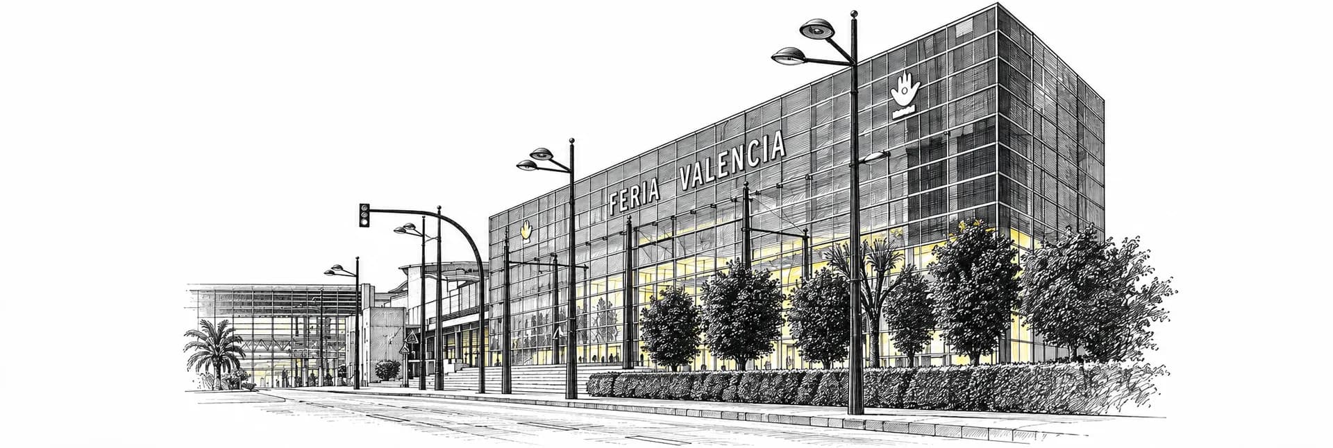 Feria Valencia · Ink illustration based on a photo reference